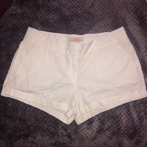 J. Crew 100% Cotton White Chino Shorts